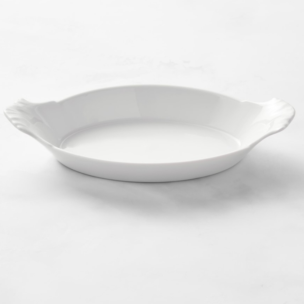 Apilco Porcelain Au Gratin Small Oval Baker Baking Dish #9